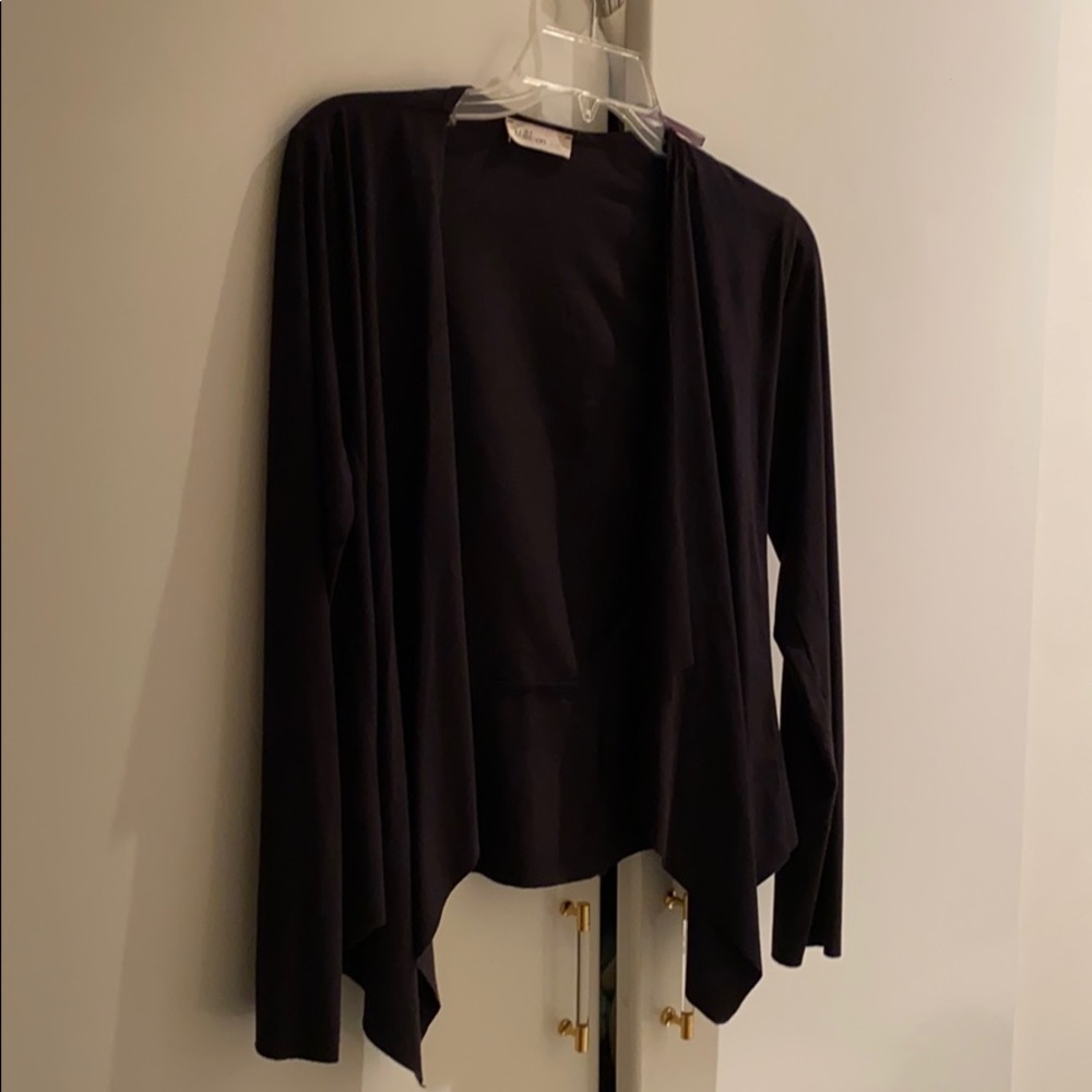 Black Thin Suede Jacket - image 1
